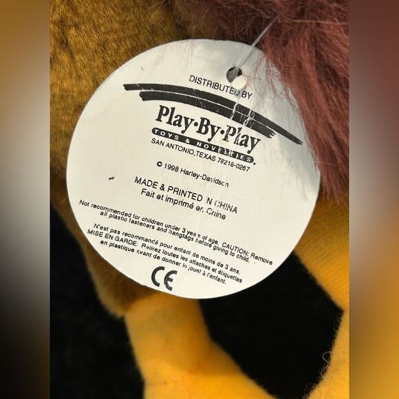 Vintage 8” Harley-Davidson Eagle Plush by Play by Play – With Tags - Picture 8 of 8